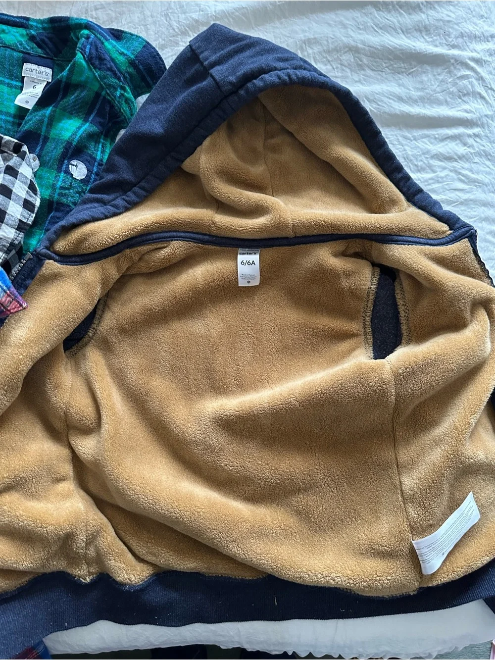 Boys Size 6 - Sweatshirts and Flannel Button Down Shirts